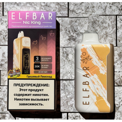 Заказать Elfbar Nic king, Booster 30000 original (Грушевый лимонад) – оптовая цена для каждого клиента Заказать Elfbar Nic king, Booster 30000 original (Грушевый лимонад) – оптовая цена для каждого клиента